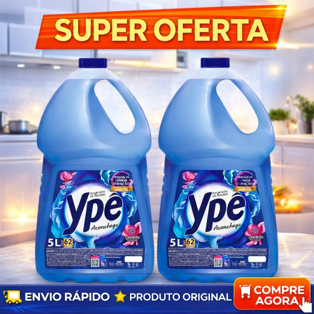 Kit Amaciante Tradicional Aconchego Ypê - 10L em Oferta na Shopee