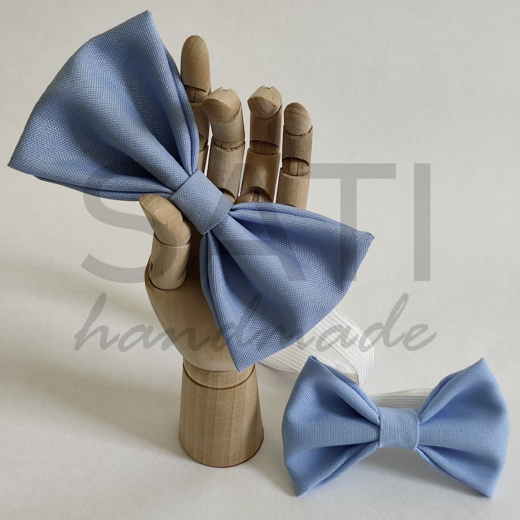 gravata borboleta adulto/infantil cor azul serenity eventos, padrinho, casamento