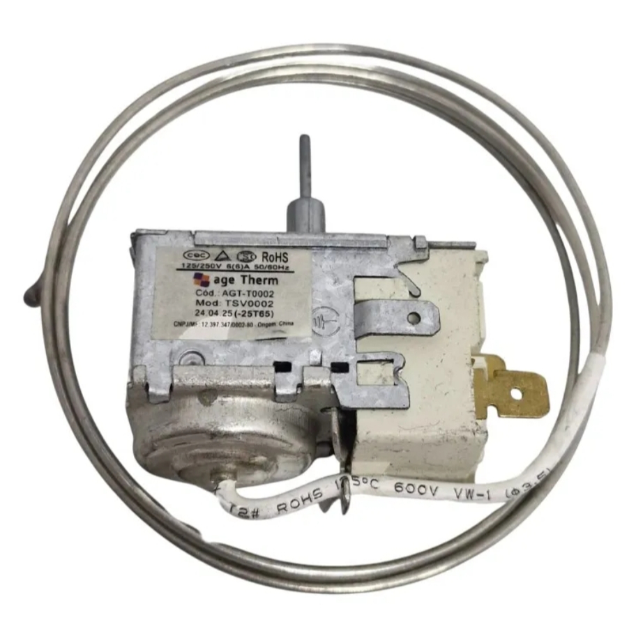 Termostato Refrigerador Con. 1 Porta Degelo Seco Agt-t0002  310/320/340/360/380 Litros