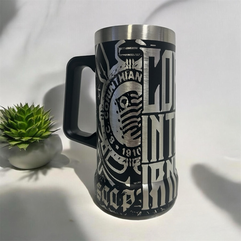 Caneca Térmica 710ml Personalizado a Laser 360° graus Timão