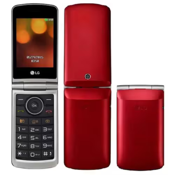 Celular Idoso LG Lg-g360 Flip Dual Sim 950Mah Radio Red Titan Favor Ler Anuncio Antes da Compra