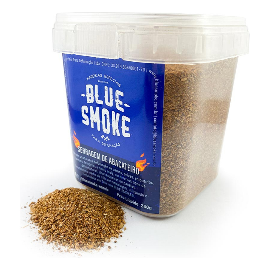 Serragem Frutífera De Abacateiro Para Defumação Pit Smoker