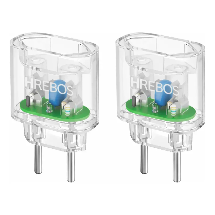 Kit 2 Pçs Protetor De Surto Dps 2 Pinos 10a Anti Raio Bivolt 127/220V