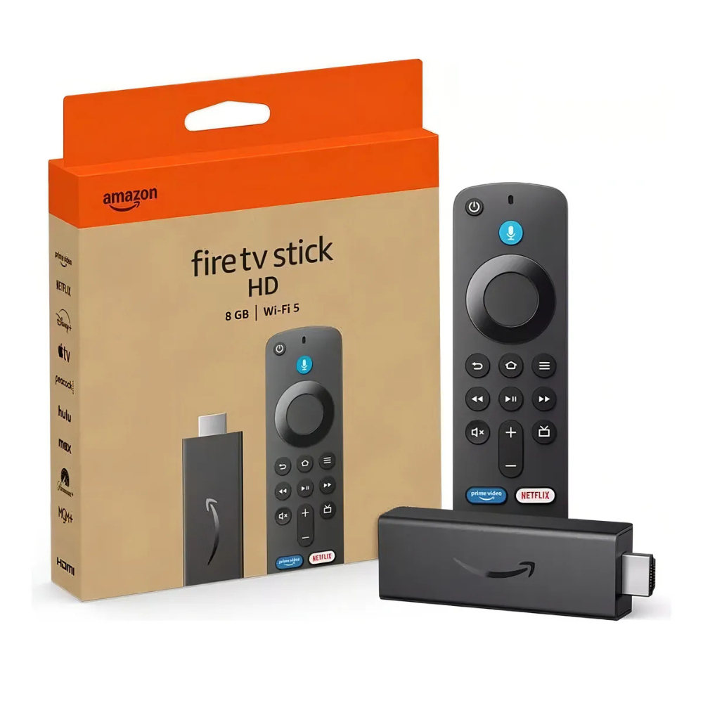 Amazon Fire TV Stick HD 4ª Gen Preto 8GB 1GB WI-FI 5