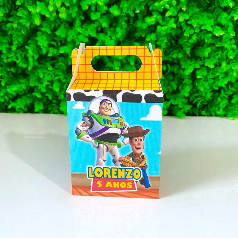 Até 30un Caixinhas Surpresa Maletinha Lembrancinha Personalizada Toy Story