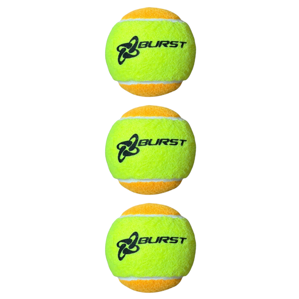 Kit 3 Unidades Bola Burst Beach Tennis Stage 2 Profissional Bolinha Tênis Praia