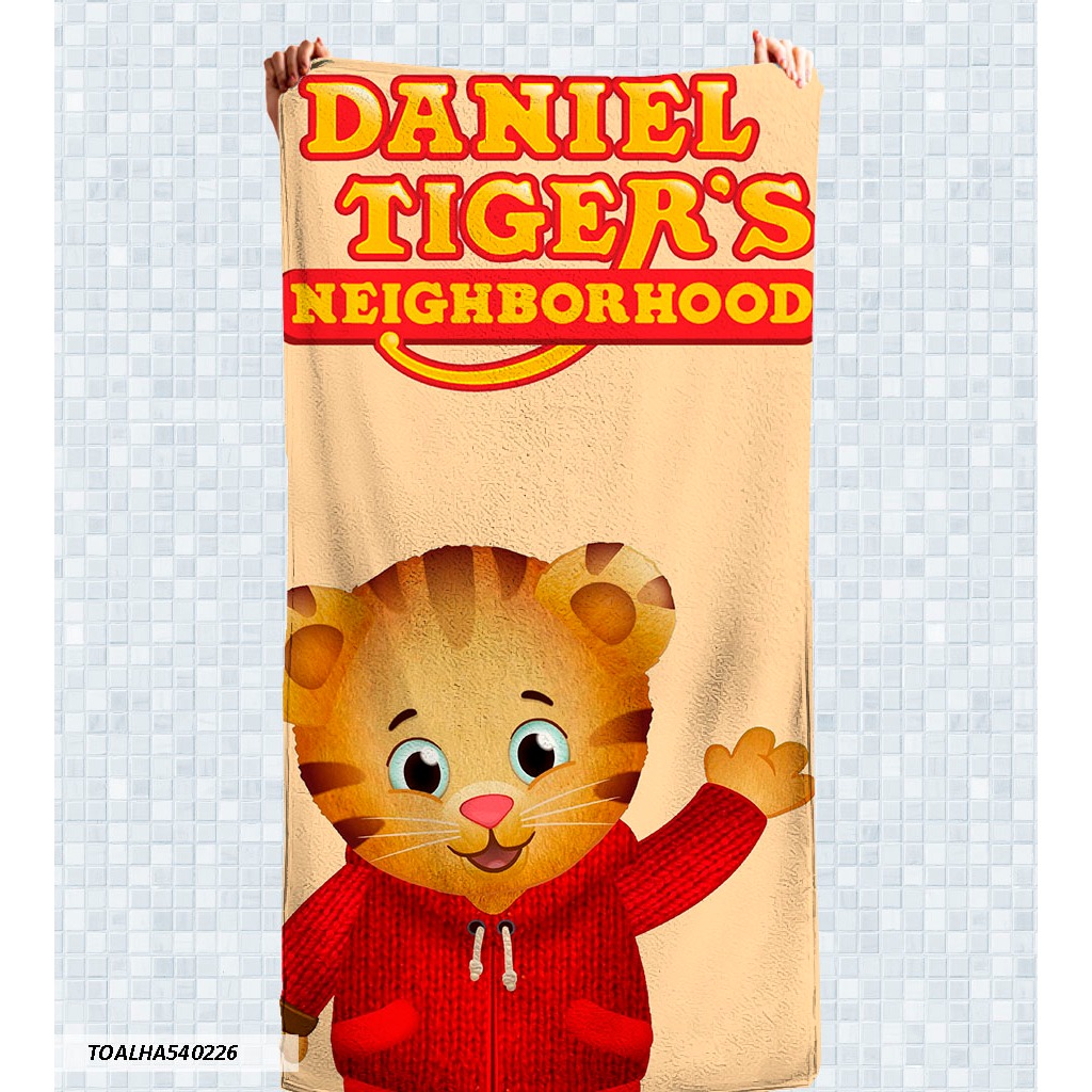 Toalha De Banho Infantil Premium Daniel Tigre