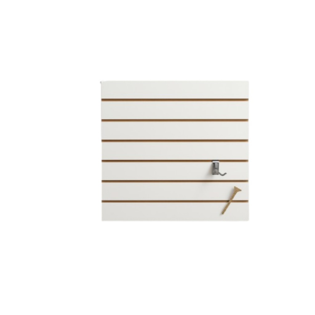 Painel canaletado 60x60 Branco + 20 Gacnhos em Oferta na Shopee