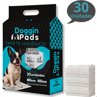 Tapete Higiênico para Cachorro Doggin Pads 80 x 60 cm - 30 Unidades em Oferta na Shopee
