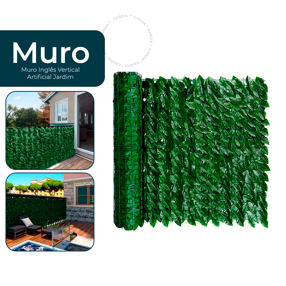 Muro Inglês Jardim Vertical Artificial 1x1/2x1/3x1 Painel Folhagem Cheia em Oferta na Shopee