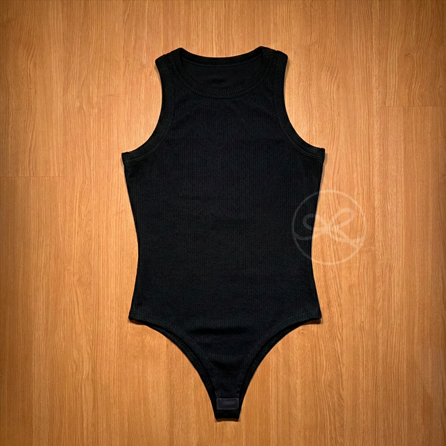 Body Básico Feminino Canelado Confortável e Elegante