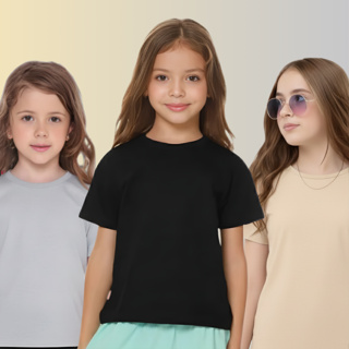 Kit 3 Camisetas Infantil Menina DryFit Queimão de Estoque - Promoção ! em Oferta na Shopee
