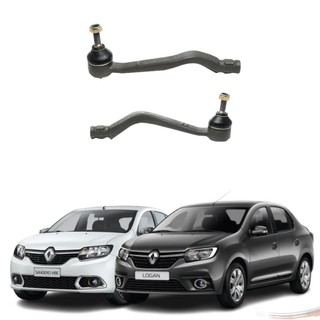 Par Terminal Direção Renault Logan e Sandero 2007 A 2014