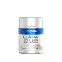 Colágeno Tipo 2 Com Ácido Hialurônico - 30 Cápsulas Bodyaction
