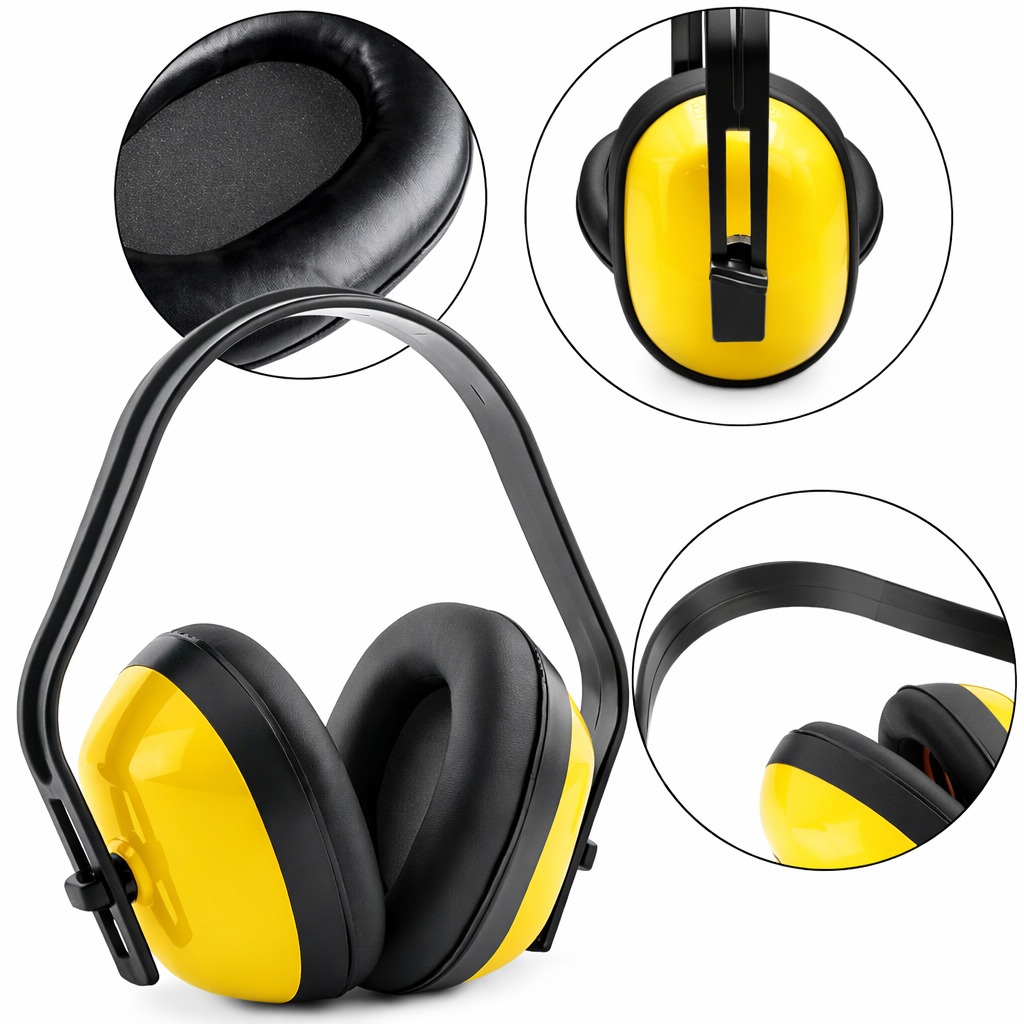 Protetor De Ouvido Abafador Ruído Isolamento Sonoro Design Ergonômico Haste Ajustável 8dB