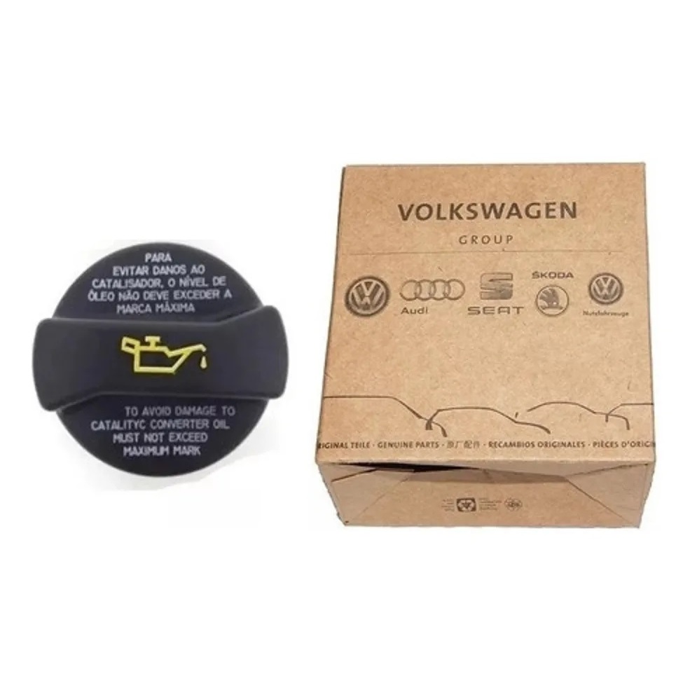 Tampa Óleo Motor Original Vw Motor Ap At Ea111 Gol Fox Gol G5 G6 AMAROK em Oferta na Shopee