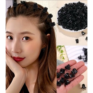 pacote com 10 (dez), mini piranha preta para cabelo, faça penteados e looks diferentes. em Oferta na Shopee