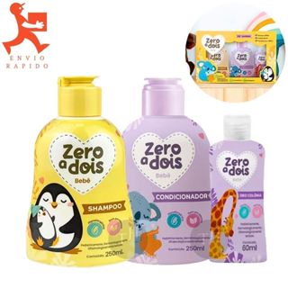 Shampoo + Condicionador + Colônia Sem Alcool Infantil Para Crianças Bebês Recem Nascidos em Oferta na Shopee