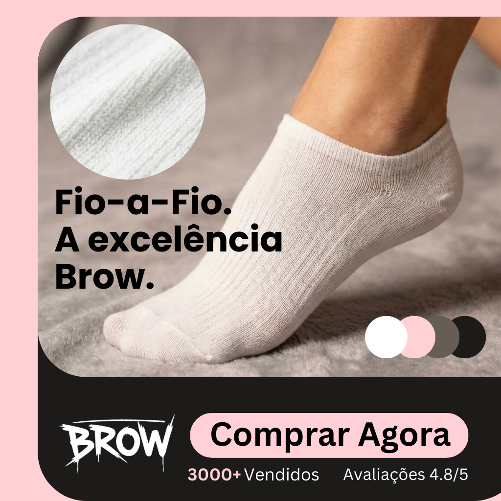 Kit c/ 12 pares | Meia Cano Curto Feminina - Super Confortável em Oferta na Shopee