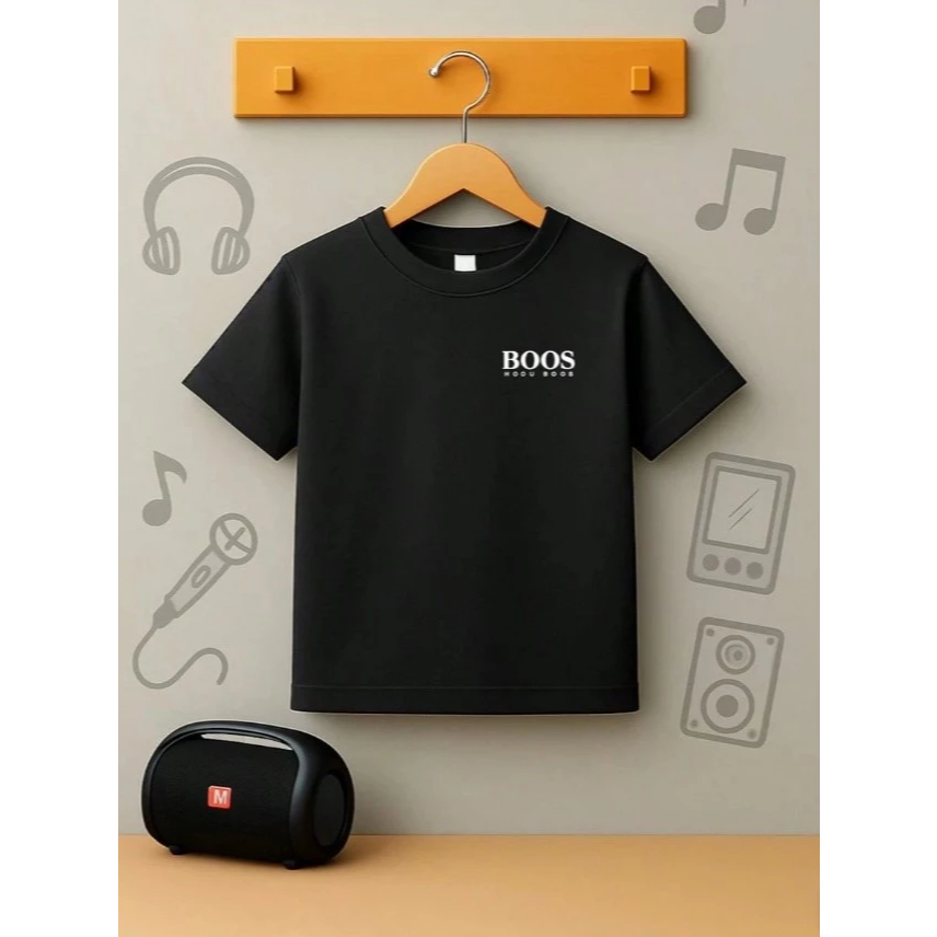 Camiseta Infantil Infanto Juvenil Bo..os Moda Luxo Grife Casual Estampado