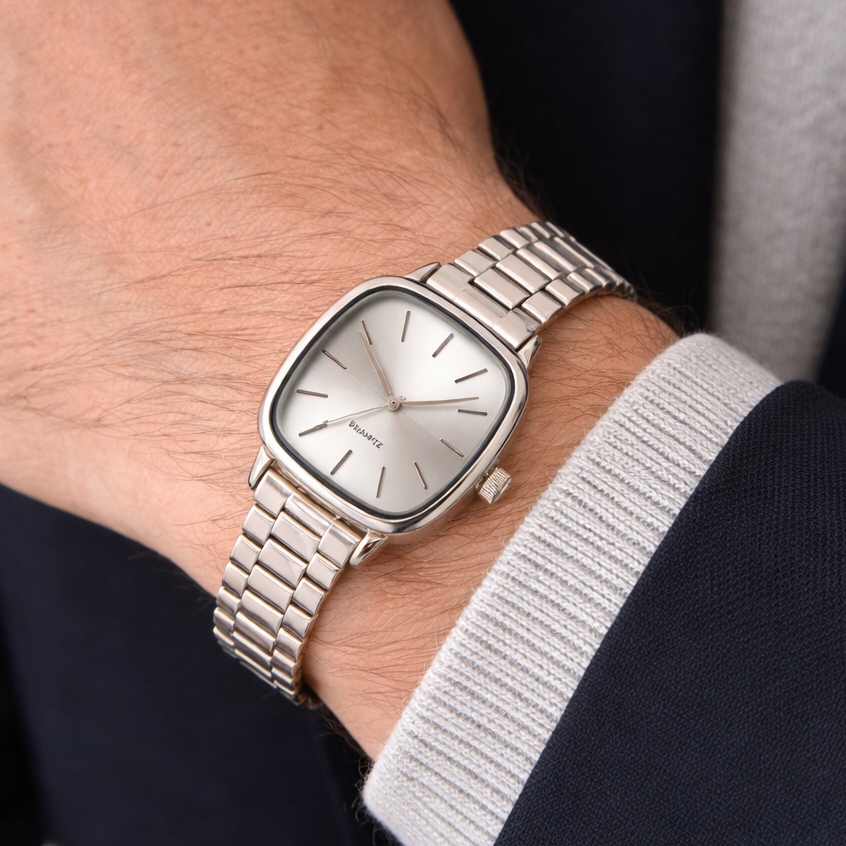 Relógio Unissex Masculino Feminino Esportivo Digital Retrô Wr Prata Fundo Branco Preto Dourado Rose Prata Fundo Preto