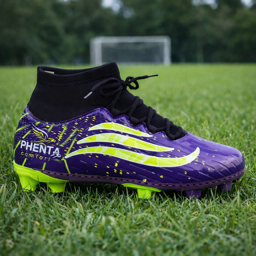 Chuteira de Futebol Adulto Costurada Leve e Macia