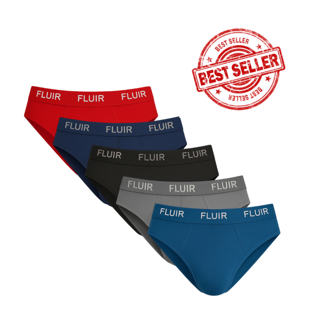 Kit 5 Cuecas Slip Masculina Tradicional Microfibra Confortável Adulto em Oferta na Shopee