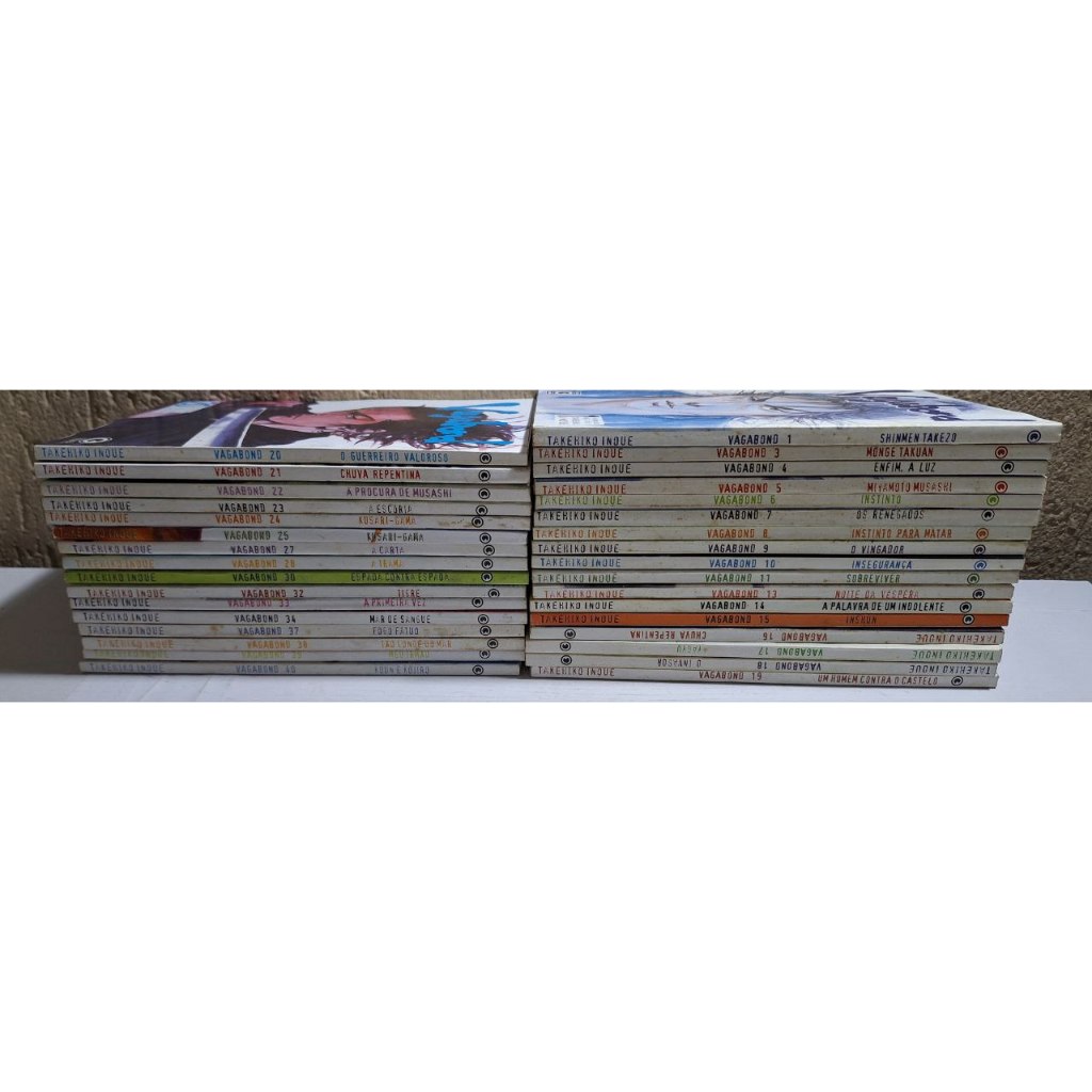 Mangá Vagabond | Takehiko Inoue | Conrad | Números Disponíveis
