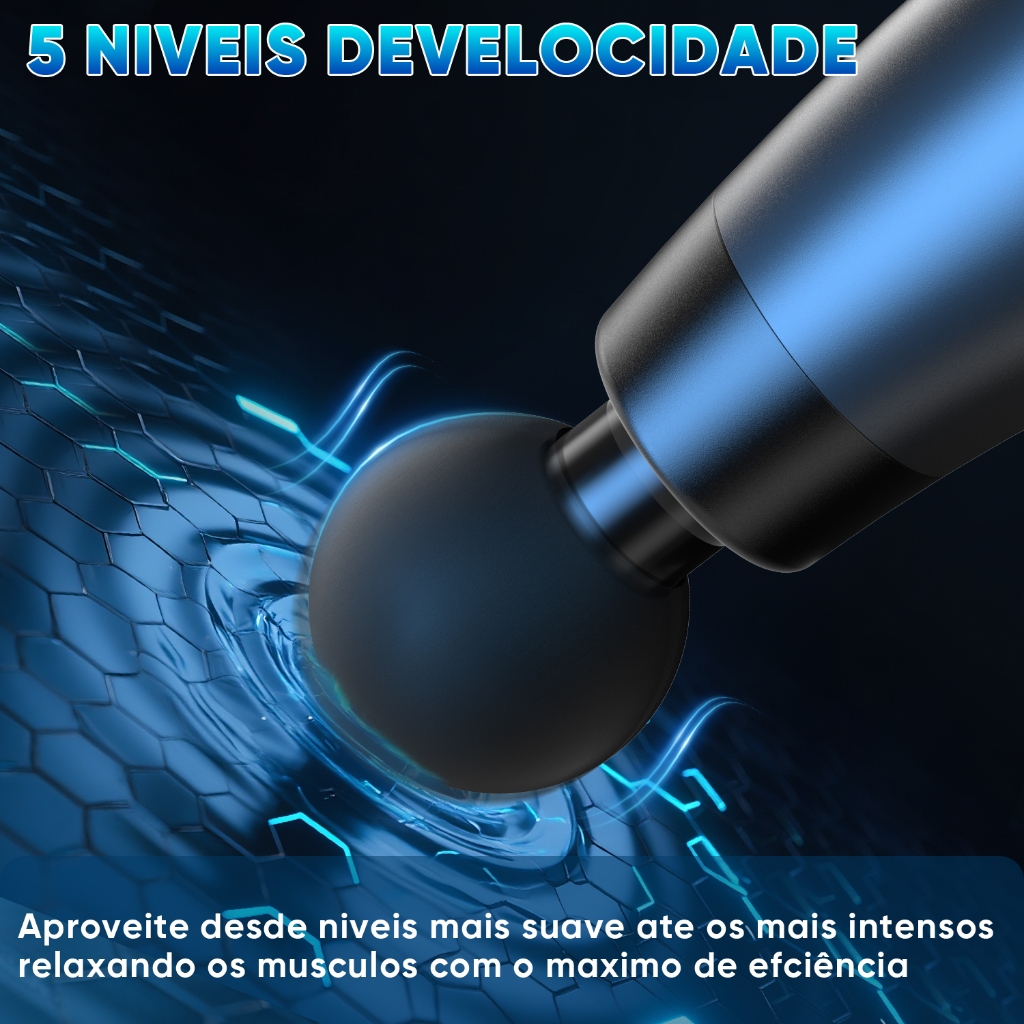 Massageador Corporal Profissional Inova para Musculação e Fisioterapia — foto 6