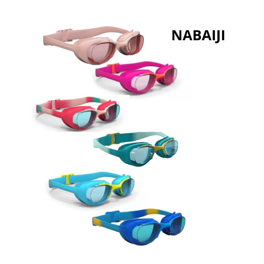 Óculos De Natação Xbase Print Infantil Tribord Nabaiji Unissex Com Ajuste