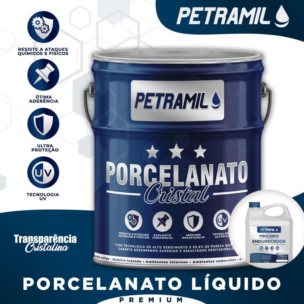 Porcelanato Petramil 5,4kg – Brilho Espelhado e Resistência Cod.31 em Oferta na Shopee
