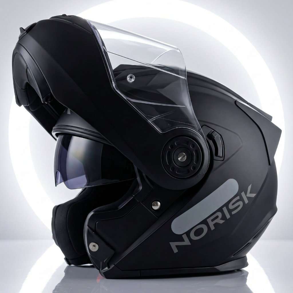 Capacete Norisk FF345 Route Monocolor Preto Fosco em Oferta na Shopee