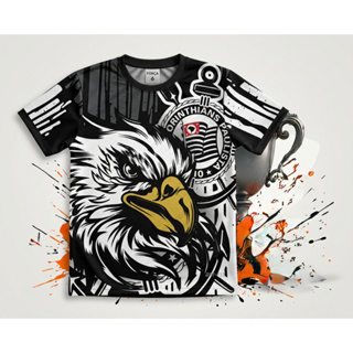 Camiseta Corinthians Gavioes da Fiel infantil e juvenil Dryfit em Oferta na Shopee