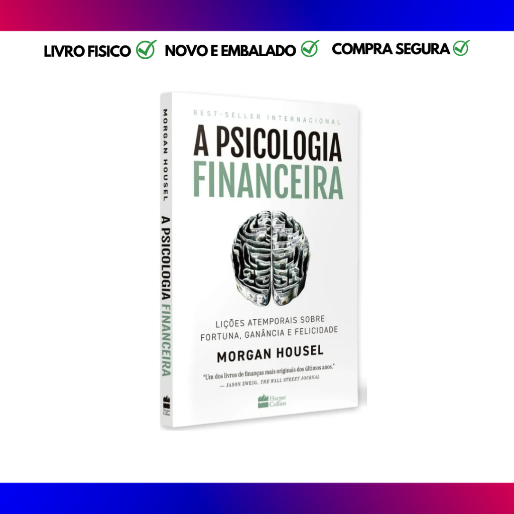 A psicologia financeira Livro - Morgan housel - Novo