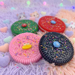 Squishy Biscoito Gigante Brinquedo Massinha Squeeze Divertido Macio Fofinho Fufu taba