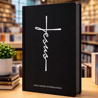 Biblia Sagrada Letra Maior | NVI | Jesus Preta | Capa Dura em Oferta na Shopee