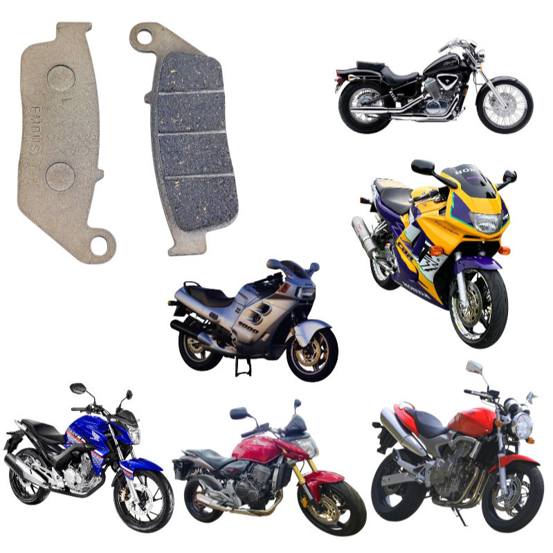 PASTILHA FREIO DIANTEIRO CB 250F TWISTER/HORNET S/ABS/CBR 1000F/VT 600-1100 SHADOW/CBR 600