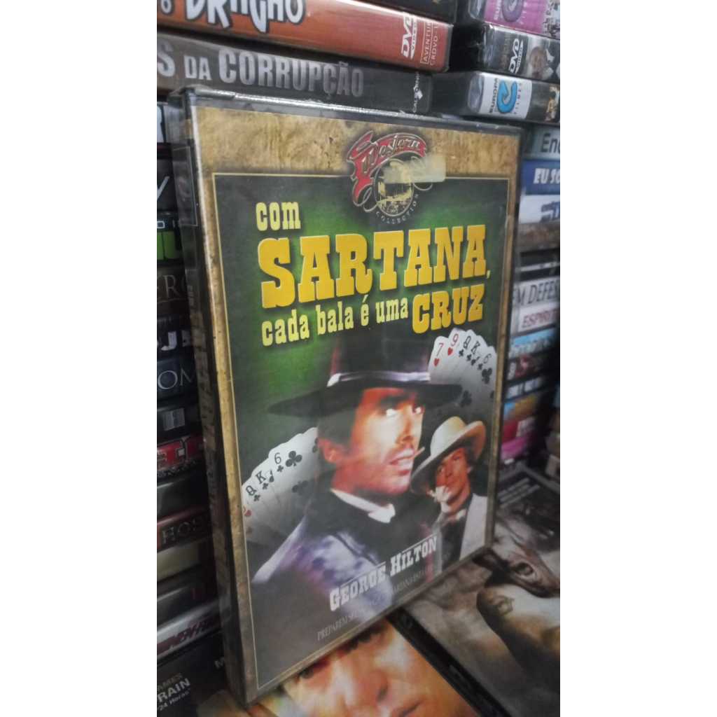 Dvd ( Lacrado)  Com Sartana Cada Bala É Uma Cruz Original George Hilton 1969