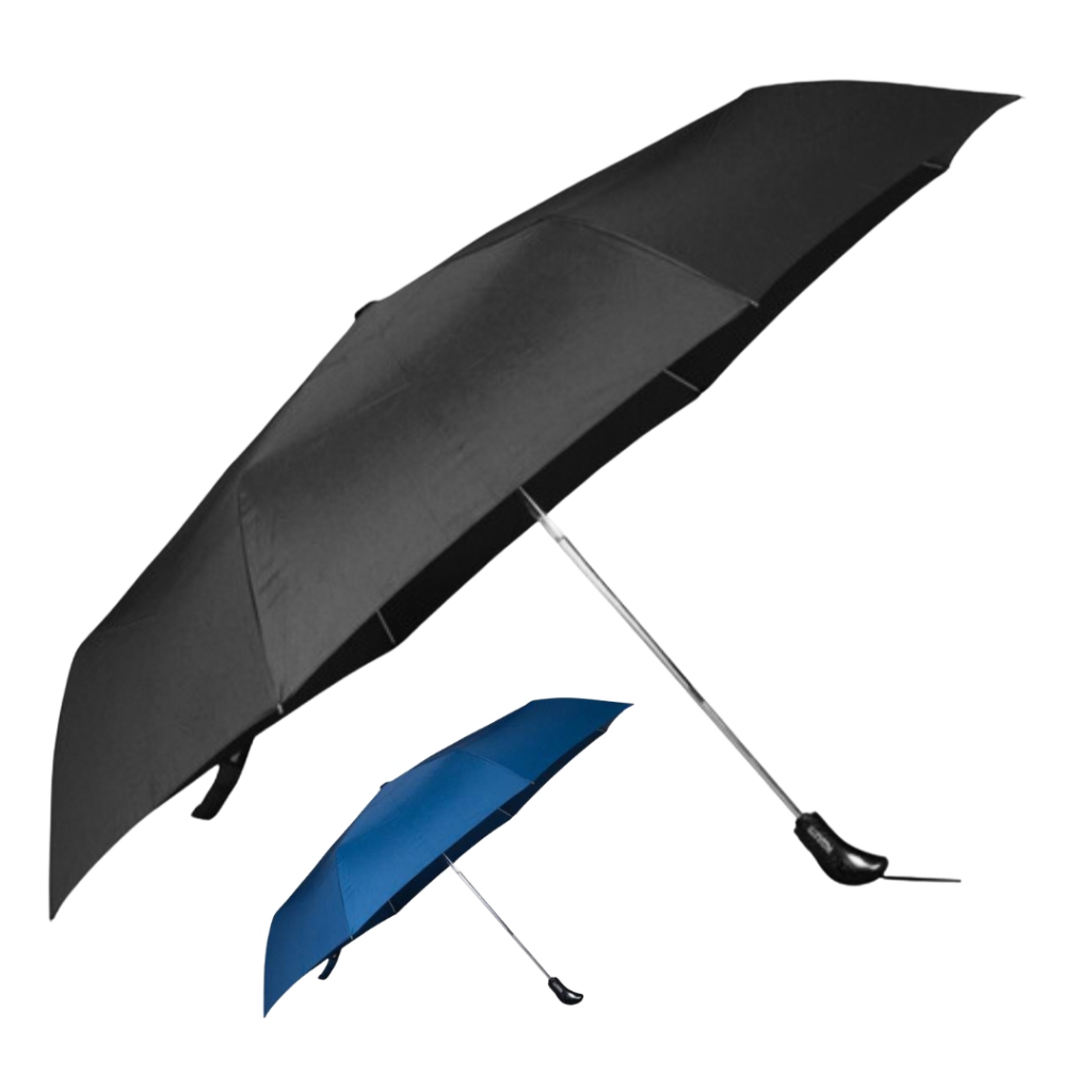 Mini Golf Guarda Chuva Abre Fecha Automático Fazzoletti 906 Preto / Azul