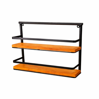 Prateleira Porta Condimentos Rustica Ferro e Madeira Mega OFERTA em Oferta na Shopee