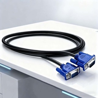 Cabo VGA com Filtro Anti-Interferência – Transmissão de Sinal Estável para Monitor LCD e Projetor em Oferta na Shopee