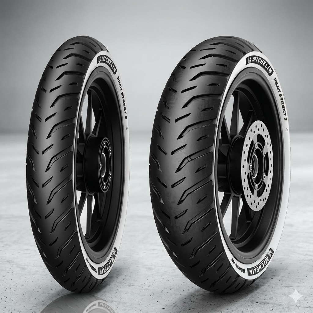 Par Pneu Michelin Pilot Street 2 130/70-17 + 110/70-17 Fazer 250 CBX 250 Twister