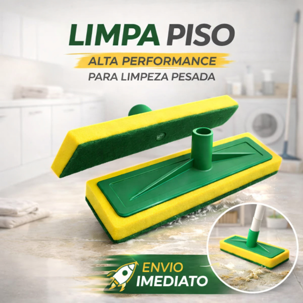 Lava Piso Azulejo Limpa Rejunte Esponja Abrasiva Limpeza Banheiro Cozinha Piscina Sem Cabo