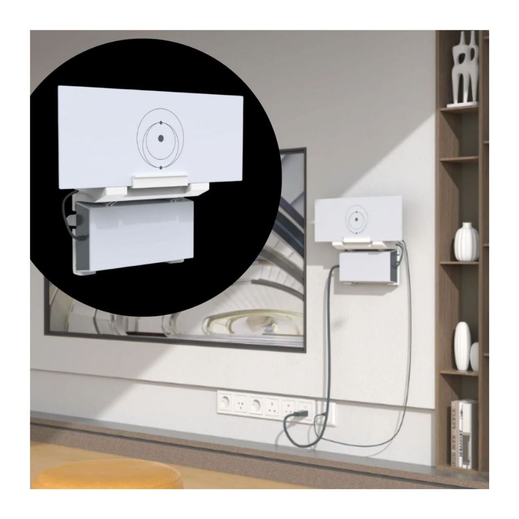 Suporte para Roteador Starlink 3ª Geração com Porta-Carregador Integrado – Organização, Segurança e Design Inteligente