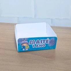 Forminha 4 petalas personalizada Boo Monstros SA para Brownie, Palha italiana e Mini Donuts 5,0x5,0x2