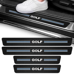 Kit Soleira Vinil Adesivo Proteção Golf 4 Portas Carro