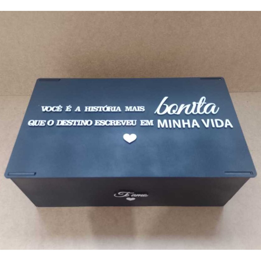 Caixa Personalizada - Namorados em Oferta na Shopee