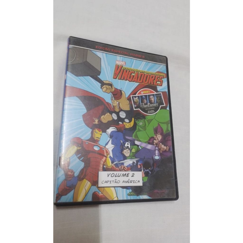 DVD Os Vingadores - Volume 2 - Capitão América ( 23338 )