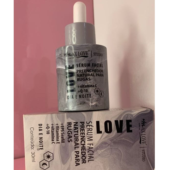 ✨ Pele renovada todos os dias! ✨  O Sérum Facial Preenchedor Natural para Rugas Max Love chegou para cuidar da sua pele!