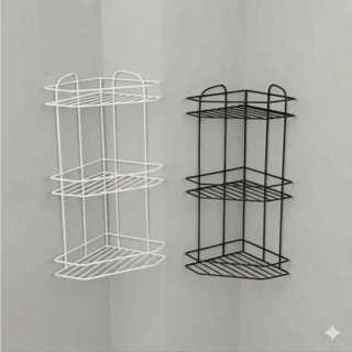 Porta Shampoo Prateleira Cantoneira Suporte Triplo para Organização de Banheiro em Oferta na Shopee